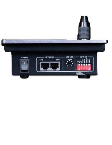 MICRÓFONO DE PUPITRE - PULSADOR PARA ANUNCIOS - HASTA 6 MICROS ENCADENABLES - ALIMENTACIÓN MEDIANTE AMPLIFICADOR - COMPATIBLE CO