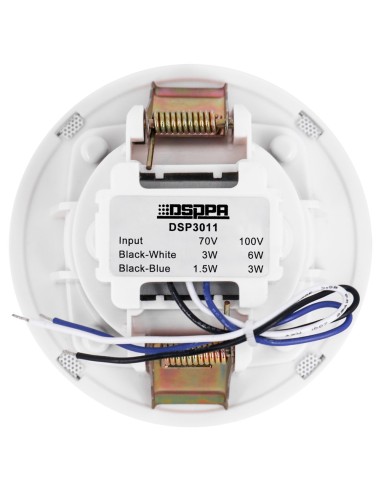 CEILING SPEAKER  - FULL RANGE SPEAKER 3" - POWER 70V / 100V - SENSITIVITY 88DB - RANGE 120HZ - 20KHZ
