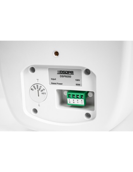 CEILING SPEAKER  - FULL RANGE SPEAKER 1X6.5" + 1X1" - POWER 70V / 100V - SENSITIVITY 87DB - RANGE 65HZ - 20KHZ