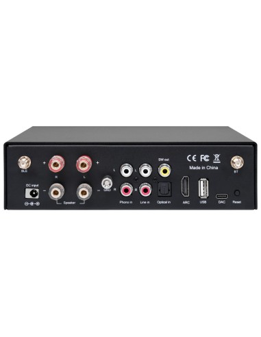 AMPLIFIER PLAYER - 2 X 50W - DUAL BLUETOOTH CONNECTION - USB PLAYBACK - SETTINGS FOR EQUALIZATION - REMOTE CONTROL