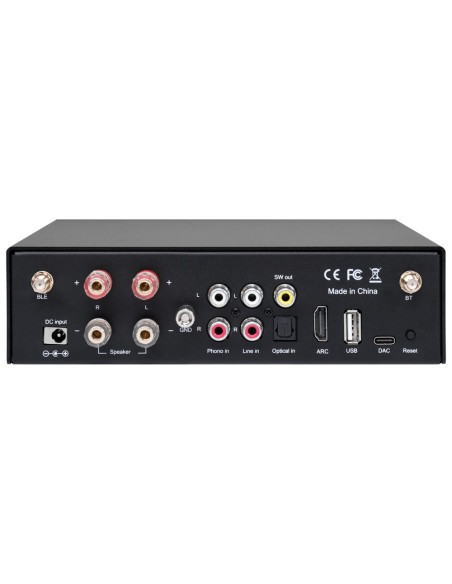 AMPLIFIER PLAYER - 2 X 50W - DUAL BLUETOOTH CONNECTION - USB PLAYBACK - SETTINGS FOR EQUALIZATION - REMOTE CONTROL