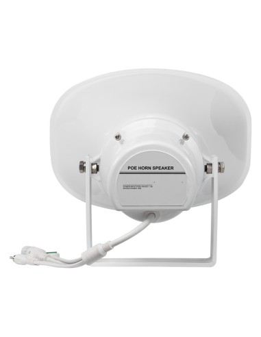 BOCINA IP - PROTOCOLO ONVIF - FORMATOS MP3 Y WAV - POE+ O DC - PLÁSTICO ABS