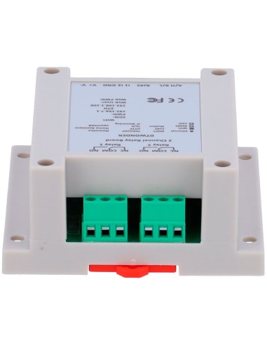 MÓDULO DE ADQUISICIÓN Y CONTROL DE DATOS - 2 ENTRADAS DIGITALES | 2 SALIDAS DE RELÉ (NO/NC) - PROTOCOLOS: MODBUS/TCP, TCP/IP, UD