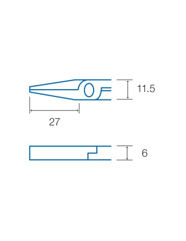 ALICATES DE PUNTAS PLANAS