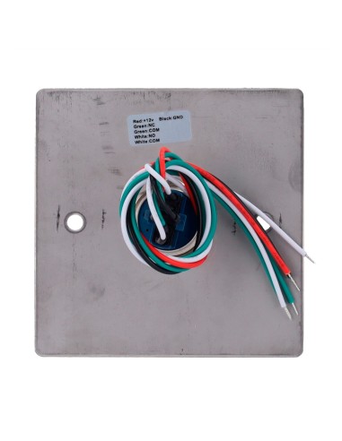 PULSADOR DE LIBERACIÓN DE PUERTA CON LED - USO PROFESIONAL - TESTADO 100.000 USOS - NO/NC/COM | EMPOTRADO O SUPERFICIE - MEDIDAS