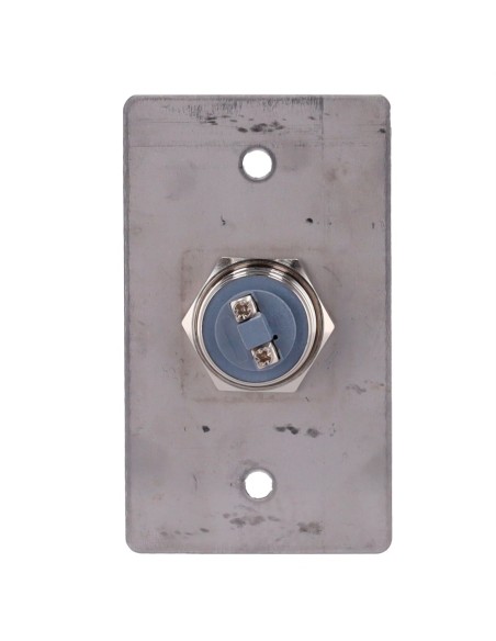 PULSADOR DE LIBERACIÓN DE PUERTA - TIPO SEMIESFERA - TESTADO 500.000 USOS - NO/COM | EMPOTRADO O SUPERFICIE - MEDIDAS 86 (AL) X