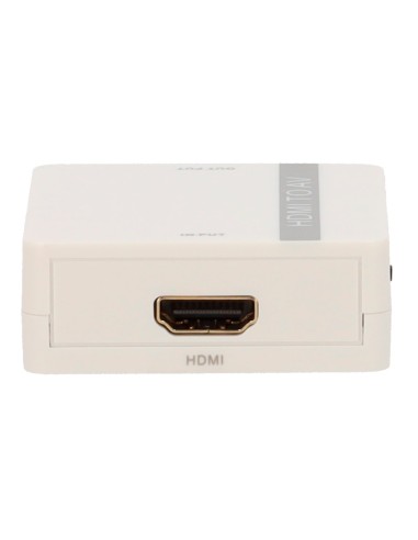 CONVERTIDOR HDMI A AV - 1 ENTRADA HDMI - 1 SALIDA AV - RESOLUCIÓN DE SALIDA PAL/NTSC - RESOLUCIÓN ENTRADA DE VÍDEO 1080P - SALID