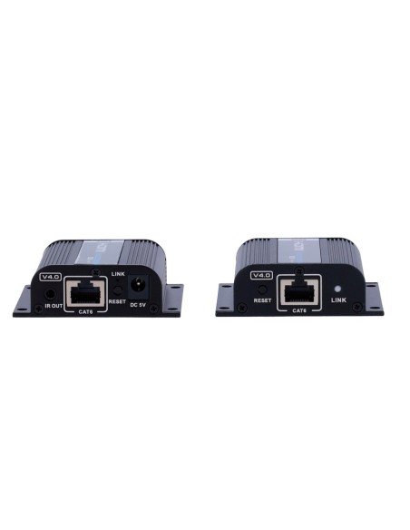 EXTENSOR DE SEÑAL HDMI - ALCANCE 40 M - RESOLUCIÓN 4K - PERMITE CONEXIONES 1:1 - HDMI LOOP OUT - POC - ALIMENTACIÓN POR CABLE
