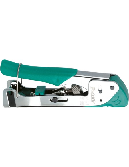 CRIMPADORA POR COMPRESION PARA CONECTORES COAXIALES. HRV5014