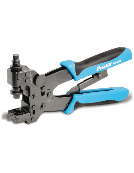 CRIMPADORA POR COMPRESION PARA CONECTORES COAXIALES. HRV5017