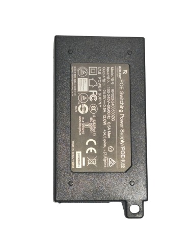 INYECTOR POE PASIVO - ENTRADA/SALIDA RJ45 10/100/1000 MBPS - 24V 0,5A - DISTANCIA MÁXIMA 100 M - APTO PARA RADIOENLACES REYEE -