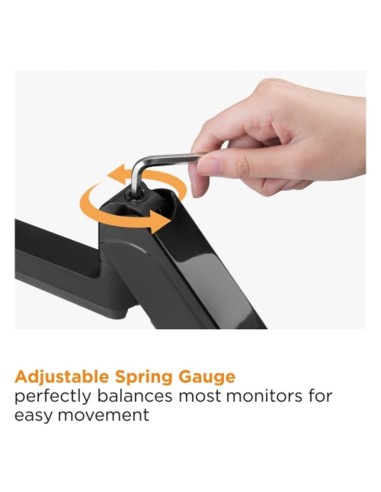 BRAZO PARA MONITOR - INSTALACIÓN EN MESA - PESO SOPORTADO 9 KG
