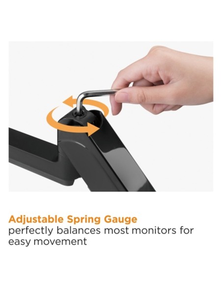 BRAZO PARA MONITOR - INSTALACIÓN EN MESA - PESO SOPORTADO 9 KG