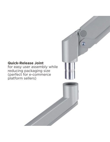 BRAZO PARA MONITOR - INSTALACIÓN EN MESA - PESO SOPORTADO 9 KG