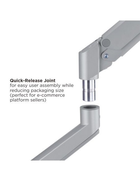 BRAZO PARA MONITOR - INSTALACIÓN EN MESA - PESO SOPORTADO 9 KG