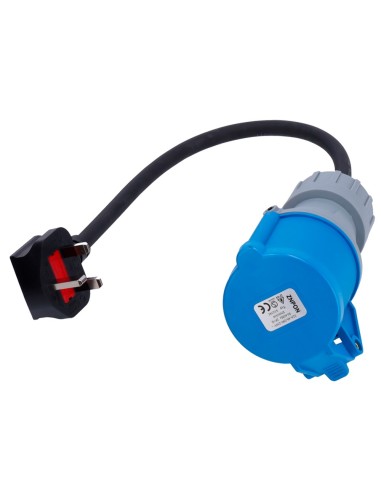 PACK D'ADAPTATEURS DE CÂBLES - POUR PRISE DOMESTIQUE TYPE E/F, TYPE G, TYPE L - COMPATIBLE AVEC LE CHARGEUR NORA 7 KW