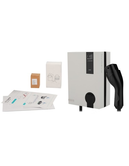 CHARGEUR POUR VÉHICULES ÉLECTRIQUES - ALIMENTATION 22KW / 32A / TRIPHASÉE - TYPE DE CONNECTEUR 2 - PROTECTION IP55,  IK10  - SU