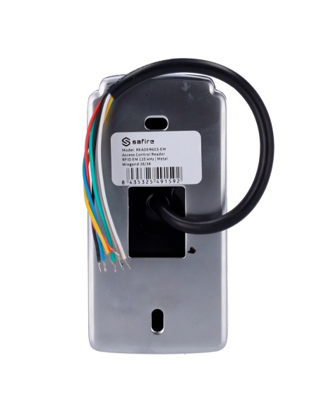 LECTOR DE ACCESO - ACCESO POR TARJETA MF - INDICADOR LED Y ACÚSTICO - WIEGAND 26/34 - COMPATIBLE CON EQUIPOS DE TERCEROS - APTO