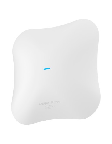 REYEE - AP WI-FI OMNIDIRECIONAL 7 RÁDIO DUPLO - FREQUÊNCIAS 2.4, 5 - SUPORTA 802.11A/B/G/N/AC/AX/BE - TAXA DE TRANSMISSÃO ATÉ 50