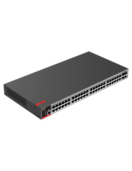 RUIJIE SWITCH CLOUD GESTIONABLE L2+ - 48 PUERTOS RJ45 + 4 PUERTOS SFP 2.5 - VELOCIDAD 48 X10/100/1000MBPS + 4 X1000/2500MBPS - V