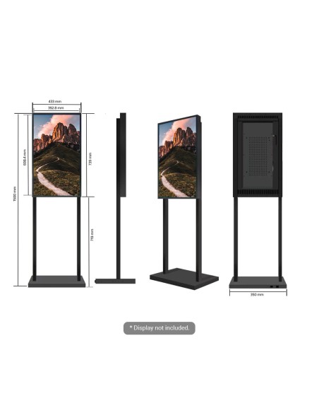 FLOOR SUPPORT  - COMPATIBLE WITH SF-32WF35-FHD - GROUND CLEARANCE 761MM