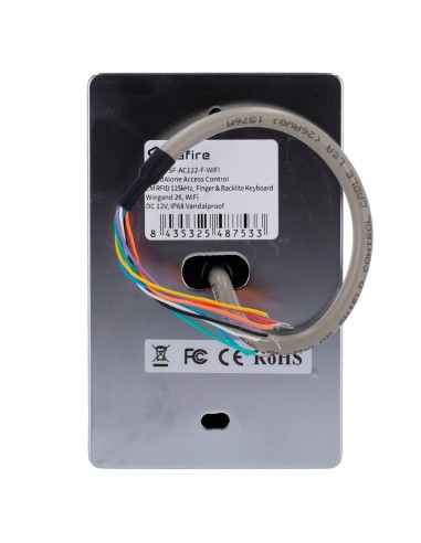 CONTROL DE ACCESO AUTÓNOMO - ACCESO POR HUELLA, TARJETA EM, PIN Y APP - SALIDA DE RELÉ Y PULSADOR - WIEGAND 26 Y WIFI | CONTROL