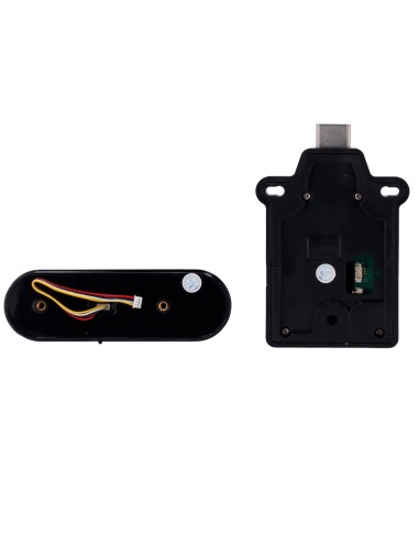 CERRADURA INTELIGENTE PARA TAQUILLAS - IDENTIFICACIÓN POR HUELLA O CONTRASEÑA - ALIMENTACIÓN 4 X AA - MODO PÚBLICO: APERTURAS US