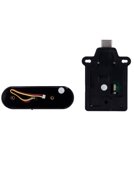 CERRADURA INTELIGENTE PARA TAQUILLAS - IDENTIFICACIÓN POR HUELLA O CONTRASEÑA - ALIMENTACIÓN 4 X AA - MODO PÚBLICO: APERTURAS US