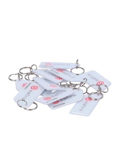 LLAVERO TAG DE PROXIMIDAD NUMERADO - ID POR RADIOFRECUENCIA - EM PASIVO | RESINA EPOXI BRILLANTE - BAJA FRECUENCIA 125 KHZ - DIM