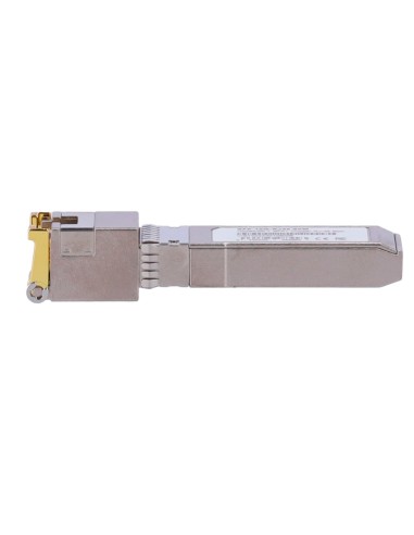 MÓDULO TRANSCEPTOR SFP+ - PUERTO COBRE CON CONECTOR RJ45 - VELOCIDADES SOPORTADAS 2.5G/5G/10G - HASTA 80M DE DISTANCIA A 10GBPS