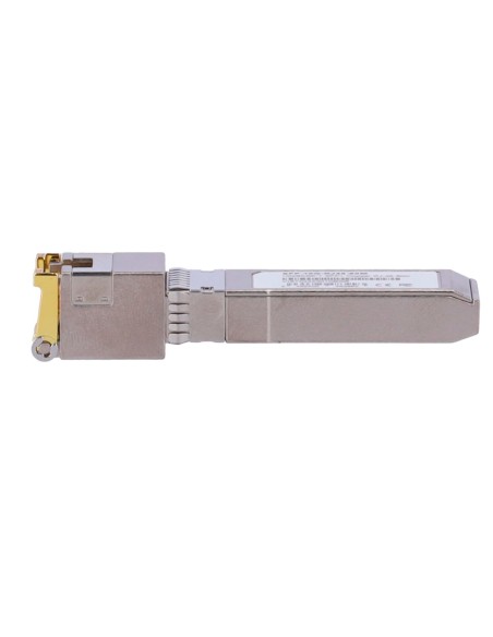 MÓDULO TRANSCEPTOR SFP+ - PUERTO COBRE CON CONECTOR RJ45 - VELOCIDADES SOPORTADAS 2.5G/5G/10G - HASTA 80M DE DISTANCIA A 10GBPS