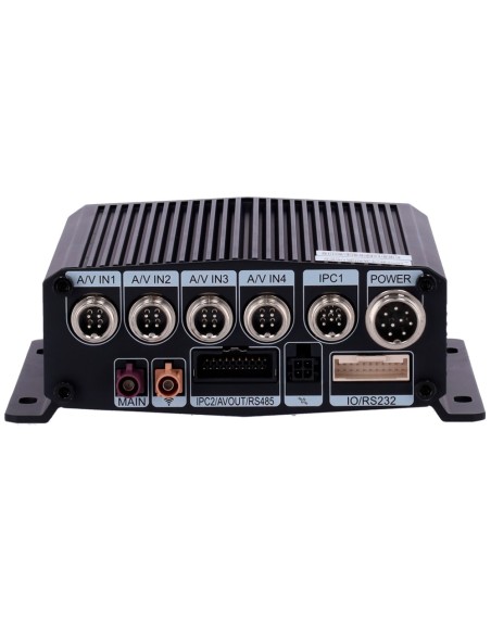 STREAMAX - NVR RECORDER FOR VEHICLE ONBOARD - 4 CH AHD AND 1 CH IP / COMPRESSION H.265/H.264 - MAXIMUM RESOLUTION 1080P - COMMU