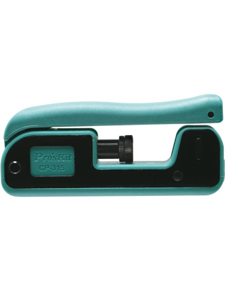 CRIMPADORA AJUSTABLE PARA CONECTORES COAXIALES HRV6139