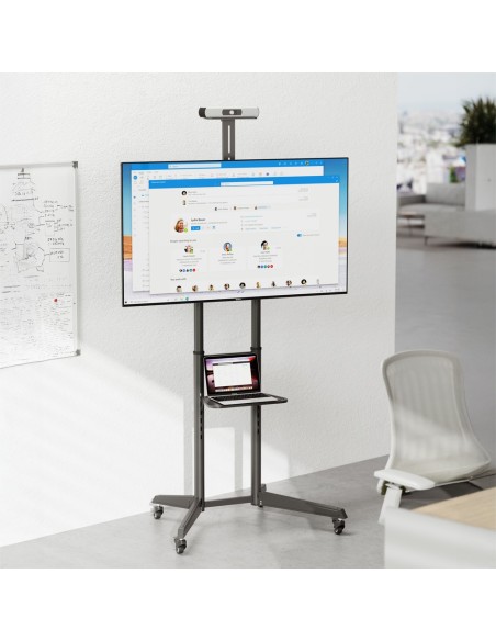 SOPORTE DE RUEDAS - PESO SOPORTADO 50 KG - VESA 600X400 MM - ALTURA AJUSTABLE MANUAL