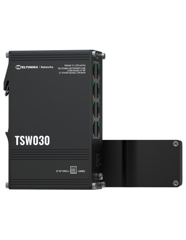 TELTONIKA SWITCH NO GESTIONABLE INDUSTRIAL - 8 PUERTOS ETHERNET RJ45 FAST ETHERNET - RUGERIZADO CARCASA ALUMINIO - PLUG AND PLAY