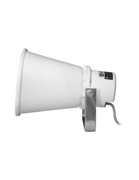 BOCINA A COMPRESIÓN TOA PARA 100V - MOTOR A COMPRESIÓN INTEGRADO  - POTENCIA 15 / 10 / 5 / 3 W - SENSIBILIDAD 112 DB - RANGO 280