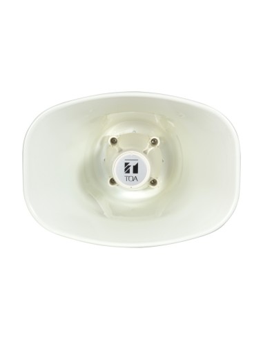 BOCINA A COMPRESIÓN TOA PARA 100V - MOTOR A COMPRESIÓN INTEGRADO  - POTENCIA 30 / 15 / 10 / 5 W - SENSIBILIDAD 113 DB - RANGO 25