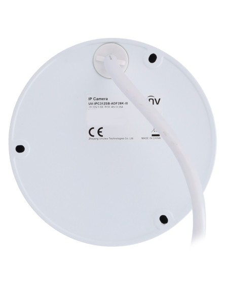 CÁMARA DOMO IP UNIVIEW - GAMA PRIME - 2 MP | LENTE 2.8 MM | MICROSD 256 GB - IR 30M | WDR 120 DB  - LIGHTHUNTER | ANÁLISIS ESTAD