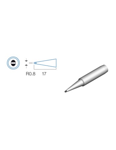 PUNTA PLANA DE 0.8MM, SOLDADOR HRV6154/6