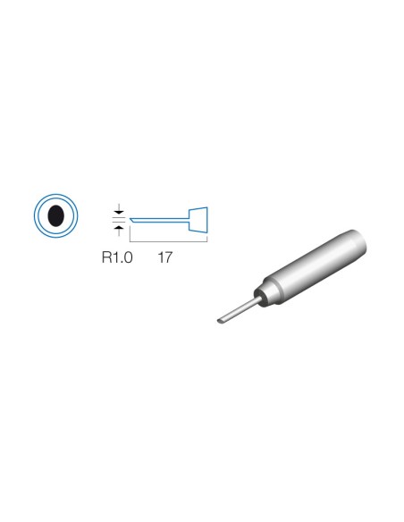 PUNTA BISELADA DE 1.0MM SOLDADOR HRV6154