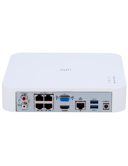 UNIVIEW NVR EASY RANGE - 4 CH VIDEO | 12MP | 80 MBPS - FACE DETECTION | VEHICLE DETECTION - SIP | UMD | ACUSEARCH - PEOPLE COUN