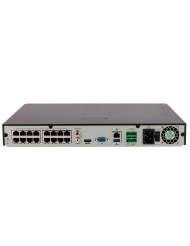 UNIVIEW GAMA PRIME - GRABADOR NVR PARA CÁMARAS IP - RESOLUCIÓN HASTA 16MPX - 16CH VÍDEO / COMPRESIÓN ULTRA265 / 16 POE - ADMITE