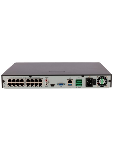 UNIVIEW GAMA PRIME - GRABADOR NVR PARA CÁMARAS IP - RESOLUCIÓN HASTA 16MPX - 16CH VÍDEO / COMPRESIÓN ULTRA265 / 16 POE - ADMITE