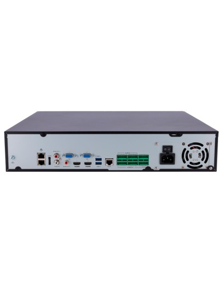NVR RECORDER PRIME RANGE FOR IP CAMERAS - 64 CH VIDEO / ULTRA COMPRESSION H.265 - MAXIMUM RESOLUTION 32MPX | BANDWIDTH 384MBPS 