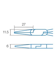 ALICATE DE PUNTAS Y CORTE HRV6160