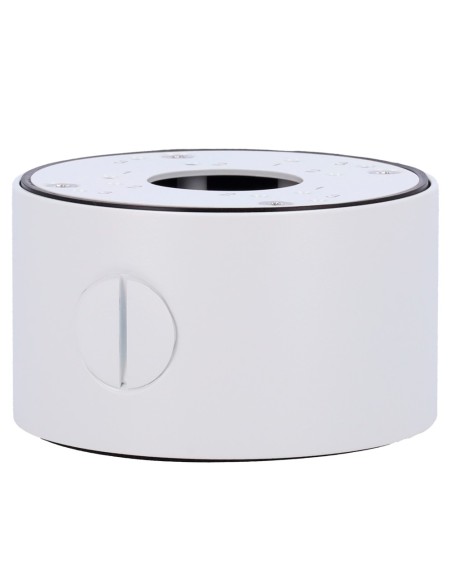 JUNCTION BOX - FOR BULLET CAMERAS - SUITABLE FOR OUTDOOR USE - WALL OR CEILING INSTALLATION - WHITE COLOR (RAL9003) - CABLE PAS