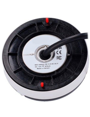 VCA TECHNOLOGY - MODEL VCA-IPAI345S-FR, IPAI-S RANGE  - COMPACT DOME IP CAMERA 5MP IR AI - RESOLUTION 5MPX LENS 2.8MM. IR 30M. 