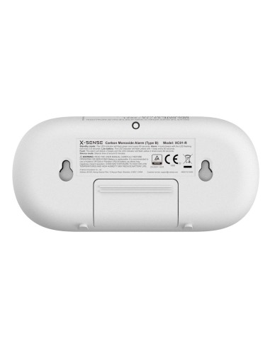 DETECTOR DE CO AUTÓNOMO X-SENSE - CONEXIÓN CON HUB SBS50 PARA COMUNICACIÓN POR APP - PERMITE CONECTAR 50 DETECTORES EN LA MISMA