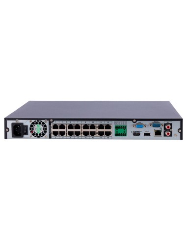 X-SECURITY NVR - RESOLUCIÓN MÁXIMA 16 MEGAPIXEL - 32 CH / 16 PUERTOS POE AF/AT - COMPRESIÓN H.265 / H.264 | 2 HDD - SALIDA HDMI