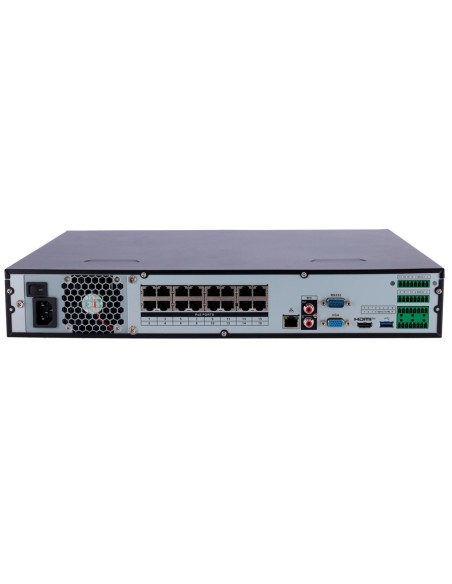 X-SECURITY NVR - RESOLUCIÓN MÁXIMA 16 MEGAPIXEL - 16 CH | 16 PUERTOS POE AF/AT - COMPRESIÓN H.265 / H.264 | 4HDD - SALIDA HDMI 4